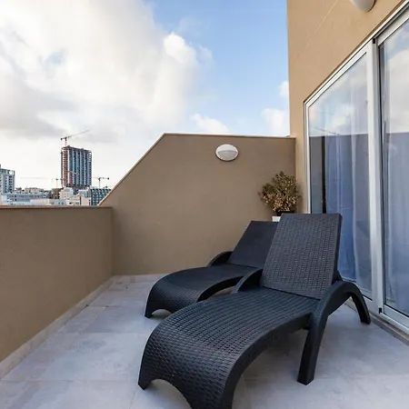 3br Penthouse - King Size Bed, Outdoor Space Bbq By 360 Estates Appartement Ta' Cikkun